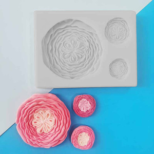 Fondant Silicone Cake <b>Molds</b> Flower Shape For Cake Decorating Wedding DIY <b>Mold</b> Set - Product Image 4