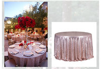 Nappe de table ronde à paillettes de luxe en or Nappes à paillettes pour fête de mariage Nappe de table ronde en argent pour fêtes de mariage