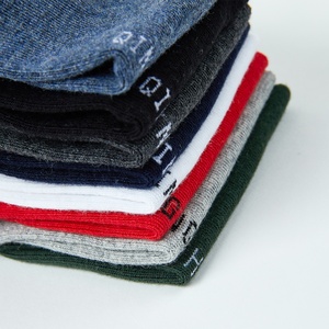 Vớ cổ ngắn nam trơn màu, in logo tùy chỉnh - Product Image 5