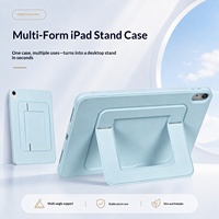 Étui pivotant à 360 degrés pour iPad Pro 11 2024 M4, coque de tablette antichoc pour iPad Air 11 pouces M2 A16, coque anti-chute de couleur unie