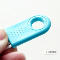 Outils de nettoyage multifonctionnels pour la cuisine, articles ménagers utiles à 1 dollar, brosse de nettoyage de clavier courte vert aqua