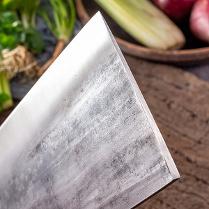 Cuchillo de chef de hierro curvo Jiujiang de doble propósito, herramienta de cocina forjada hecha a mano para carne asada, Comida cocinada para picar pollo - Product Image 5