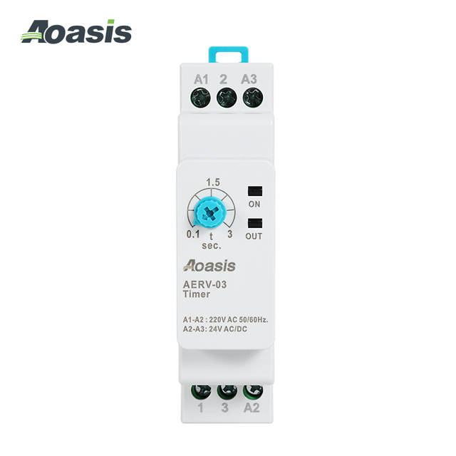 Popular AERV-03 3S 220V Magnetic Electric Relays Electronic Adjustable Delay Time Relay