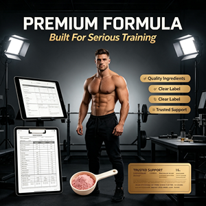 Polvere Pre-Allenamento Premium Integratore Energetico Supporto Muscolare Aumento Massa Senza Zucchero con Caffeina - Product Image 4