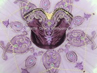 Tutu de danse classique pour enfant, fée professionnelle, ballerine, tutu à volants, variétés de danse florale classique, fée lilas, tutu de danse personnalisé