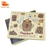 Boîtes d'emballage en carton pour petits animaux de dessin animé en gros, avec logo personnalisé, cadeau pour la Journée des enfants, diverses options, livraison rapide