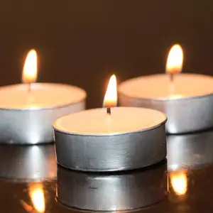 Cheap price Machine Making 14g white unscented tea light candles paraffin wax tealight candles