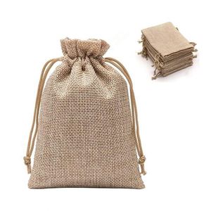 ถุงผ้าดิบหลากสีสำหรับงานคริสต์มาส งานแต่งงาน งานเลี้ยงฉลองวันหยุด ของขวัญ งานฝีมือ DIY สุดฮอต - Product Image 1