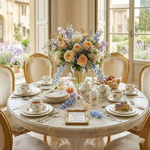 Juego de Vajilla de Lujo con Mariposas en Oro Real, Platos de Porcelana Fina, Tazas de Café y Cuencos de Cerámica Coloridos para Bodas y Hoteles - Product Image 2