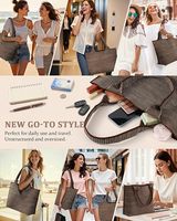 Sac fourre-tout en polyester tissé à carreaux, mignon et tendance, pour femme, idéal pour le quotidien, la plage et les voyages, sac fourre-tout Flyknit populaire