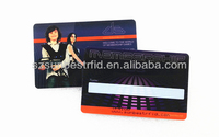 Carte magnétique RFID programmable PVC personnalisé imprimé CR80 taille carte polyvalente