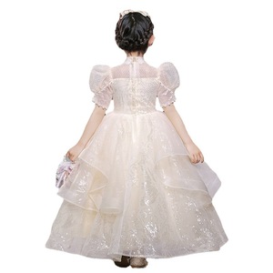 Ados formel élégant <span class=keywords><strong>demoiselle</strong></span> <span class=keywords><strong>d</strong></span>'<span class=keywords><strong>honneur</strong></span> pour fille mariage blanc rose longue soirée princesse robes dentelle enfants vêtements robe - Product Image 5