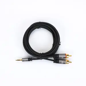 Cavo Stereo Y Splitter Stereo ausiliario da 3.5mm a twin RCA