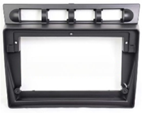 Panneau et câbles de tableau de bord de voiture XTRONS pour KIA Picanto 2007/Euro Star 2001-2011 9 "noir