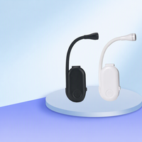 Lampu Baca LED Senya-Pro I USB Isi Ulang, Kecerahan Dapat Disesuaikan, Lampu Jepit Mini Sempurna untuk Pembatas Buku, Tempat Tidur, dan Ruang Baca