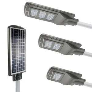 Lampe d'extérieur solaire, étanche IP65, 20/40/60W, à énergie solaire, éclairage intégré tout-en-un, applique murale, nouveau modèle