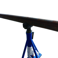 Support de bobine de câble hydraulique en acier haute résistance, longueur 2m, capacité de charge 50-200KN, disque 2400-4000mm pour pose de câbles