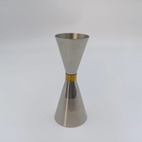 Ensemble de shaker à cocktails en acier inoxydable avec doseur, kit d'outils de bar, tasse à mesurer pour mélanger le vin, accessoires de barman