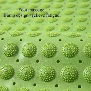 High Quality Hot Selling Non-slip Colorful Solid Bath <b>Mat</b> PVC Washable Bath <b>Mat</b> with Suction Cup - Product Image 6