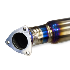 Sistema de Escape de Titanio Azul Quemado de Alto Rendimiento y Peso Ligero para Honda Civic Type-R FL5 2.0 Turbo K20C1 2022-2025 - Product Image 4