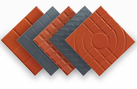 Carrelage extérieur en terre cuite émaillée, antibactérien, résistant aux acides, CE