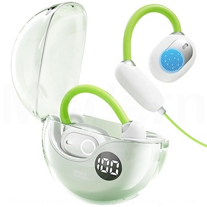 M80 <strong>Neckband</strong>/Ear Hook <strong>Earbuds</strong> Sports Detachable <strong>Neckband</strong> Wireless Earphones with Panoramic Stereo Sound and and Battery Display - Product Image 1