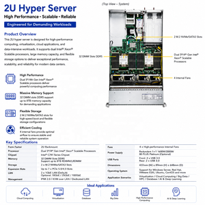 Serveur Supermicro Sys-621h-tn12r 2U, double Xeon, DDR5, 12 baies NVMe SAS PCIe 5.0, GPU, centre de données IA, Sys-621h-tn12r Supermicro Sys-62 - Product Image 5