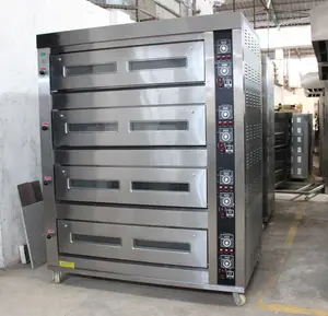 Commercial Gas Oven For Bread Industrial Oven For Sale 4 Deck Large Restaurant Commercial Triple Layers 3 Or 4 Deck 16 Trays Oven Gas 12 Tray Gas Bread Oven