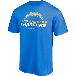 T-shirt pour jeunes des Chargers de Los Angeles, col rond, tissu respirant, vêtements de football - Product Image 1
