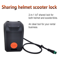 Système de verrouillage 2-en-1 Y910 pour trottinette de sport avec câble et casque, étanche IP67 pour la location extérieure