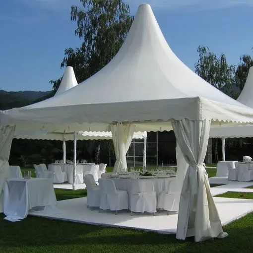 Tenda Gazebo pagoda, tenda bingkai aluminium 3x3m 4x4m 5x5m untuk acara pesta pernikahan