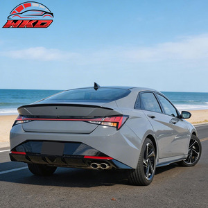 สปอยเลอร์หลังทรง N Line สีดำเงา สำหรับ Hyundai Elantra ปี 2021-2026 - Product Image 3