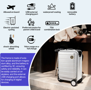 Maleta Inteligente <span class=keywords><strong>de</strong></span> 20 Pulgadas Aprobada por Aerolíneas - Equipaje Motorizado Portátil para Viajeros - Product Image 3