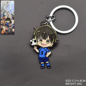 Collar y Llavero de Metal con Diseño de Anime Azul <span class=keywords><strong>Seishiro</strong></span> <span class=keywords><strong>Nagi</strong></span> de Alta Calidad, 8 Diseños, para Decoración de Mochilas - Product Image 2
