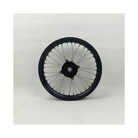 Roues Supermoto de 17 pouces pour SX 85 SX85, jantes en aluminium CNC 7050-T6 noires pour Pit Bike Mini Motard Racing, ensemble haute performance