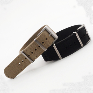 20 22mm Noir Tan Couleur Nylon <span class=keywords><strong>Bracelet</strong></span> Sport Type Toile <span class=keywords><strong>Bracelet</strong></span> Tissu Toile <span class=keywords><strong>Nato</strong></span> - Product Image 5