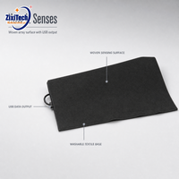 Tapis de capteur de pression à matrice de tissus intelligents, capteur tactile flexible pour pince robotique, interaction homme-machine FAB-YZ-MF3030