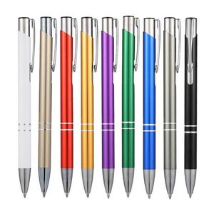 Promotional Multi Color Ballpoint Pen Metal with Custom Logo Printed Wholesale Business <b>Gift</b> Office Use Pen - Product Image 1