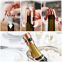 Cheerfast - Bomba Selladora de Vino Reutilizable de Silicona con Sellador de Botellas al Vacío, Tapones de Acero Inoxidable para Vino