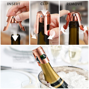 Cheerfast - Bomba Selladora de Vino Reutilizable de Silicona con Sellador de Botellas al Vacío, Tapones de Acero Inoxidable para Vino - Product Image 6