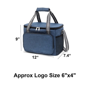 Sac Isotherme Repas pour Femme/Homme, Sac Glacière Anti-Fuite avec Poches, Sacs à Main Thermiques Souples Réutilisables pour Pique-Nique et Activités de Plein Air, Style Tendance - Product Image 4