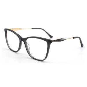 Monture de lunettes en acétate la plus vendue en gros avec branches mixtes à motif animalier pour écran d'ordinateur - Product Image 3