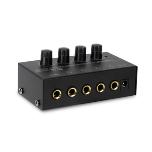 Ha400 siêu nhỏ gọn 4 kênh Tai nghe âm thanh stereo amp microamp khuếch đại EU US UK Bộ chuyển đổi ha400 Stereo Tai nghe khuếch đại - Product Image 3