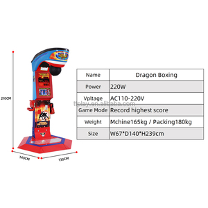 Máquina de Juego de Boxeo Operada con Monedas, Certificada por CE, Directo de Fábrica, Saco de Boxeo Electrónico para Centros de Entretenimiento Interiores - Product Image 1