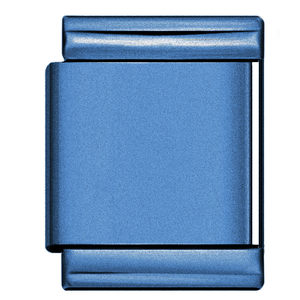 Bleu, peint une seule fois.