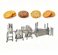 Ensemble d'équipements de transformation de hash browns - Machines de formage, d'enrobage et de friture pour la production commerciale