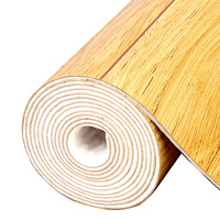 Revêtement de sol en PVC moderne 3m 4m résistant à l'usure, rouleau de tapis avec support en mousse éponge et feutre, revêtement de sol vinyle en gros