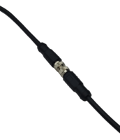 Cable de Alimentación Industrial con Clasificación de Impermeabilidad IP67, Macho a Hembra, PVC, M8, 3 Pines, 4 Pines, 6 Pines, 8 Pines, Código A
