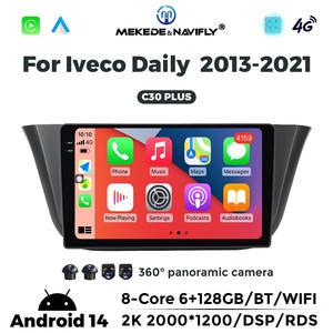 Navifly Single Din Android Car Stereo Audio Car-play Auto 2k Car Stereo Écran tactile pour <span class=keywords><strong>Iveco</strong></span> Daily Support GPS DSP BT Camera - Product Image 2