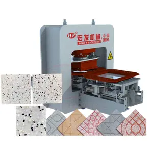 40x40 50x50 thương mại carreaux pisos porcelanatotile sứ sàn xi măng terrazzo gạch làm máy gạch Máy ép